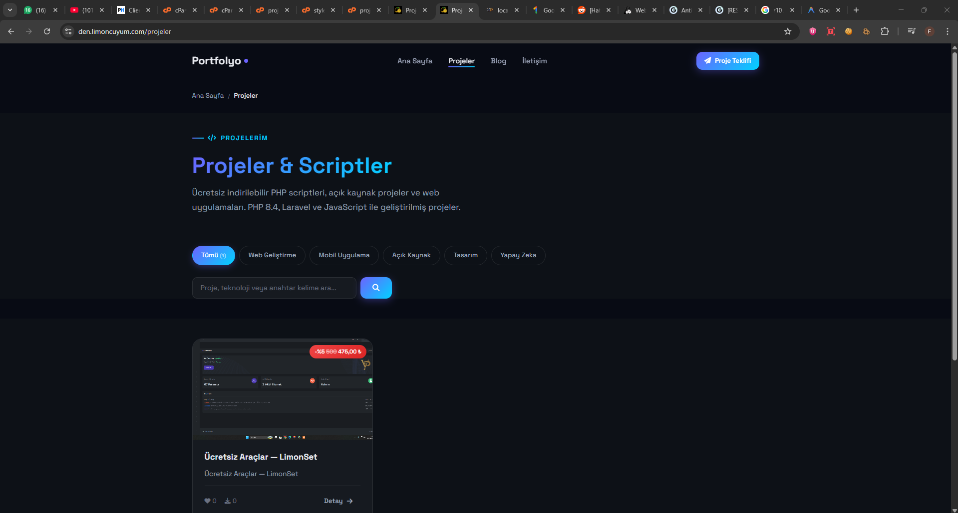 Ücretsiz Araçlar — LimonSet kapak görseli