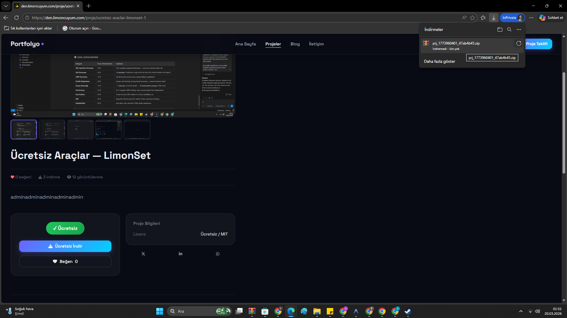 Ücretsiz Araçlar — LimonSet